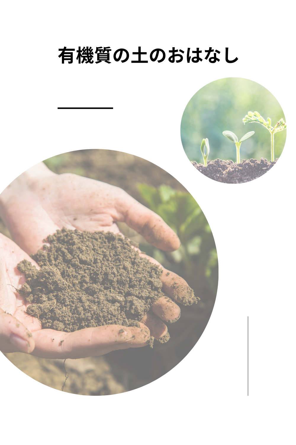 有機質の土の説明画像